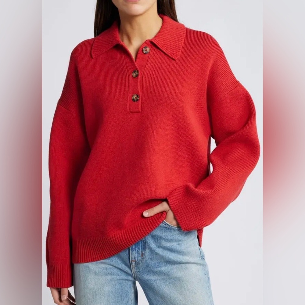 REFORMATION 
Brooklyn Organic Cotton Sweater